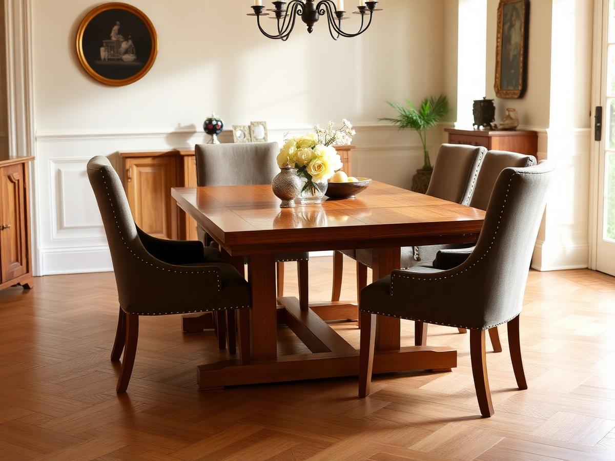 Oak dining table